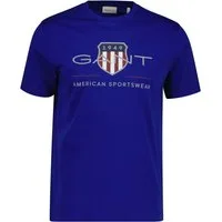 Gant T-Shirt Herren T-Shirt 1er Pack Baumwolle (Packung, 1er Pack)
