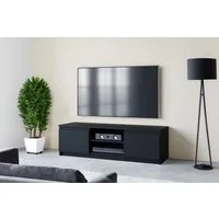 Home affaire Lowboard DINGO, zeitloser TV-Schrank, TV-Board Breite 120 cm, grifflose Fernsehschrank