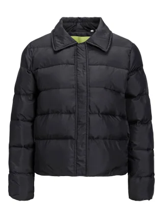 GBJJXX wattierte Winterjacke aus recyceltem Polyester schwarz