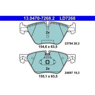 ATE Ceramic Bremsbel?ge vorne BMW 5er F10 F11 Touring 518d - 523i