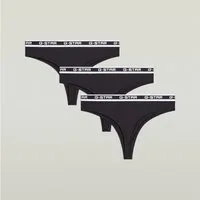 G-STAR Brasilslip RHODONITE, 3 PACK BRAZILIAN BRIEFS (Packung, 3-St) unifarben, mit Logobund