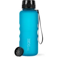 720°DGREE Trinkflasche Trinkflasche uberBottle softTouch mit Sieb sky blue 1,5l