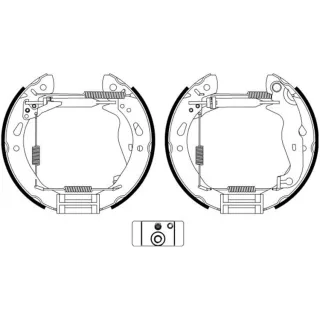 Hella Bremsbacken Ford Fiesta 6