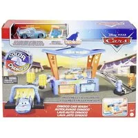 Mattel® Spielzeug-Rennwagen Mattel GTK91 - Disney - Cars - Dinoco Autowaschanlage, Fahrzeug mit Fa