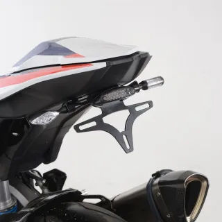 R&amp;G Kennzeichenhalter Heckumbau BMW S 1000 RR Bj. 2019-2022 K67 -> f. Miniblinker / inkl. Rücklicht