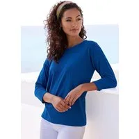 Vivance Langarmshirt mit modischer Struktur aus bügelfreier, luftiger Qualität mit Baumwolle