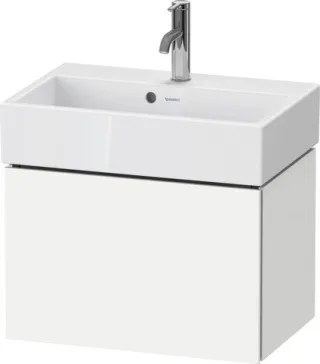 Duravit L-Cube Waschtischunterbau wandhängend Weiß Matt 584x391x394 mm - LC611901818 LC611901818