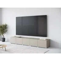 OTTO home Lowboard Denver 250 cm für bis zu 98-Zoll TVs - Weltmeisterschaft im XXL Format, Wahlweise mit oder ohne offenes Fach in der Mitte