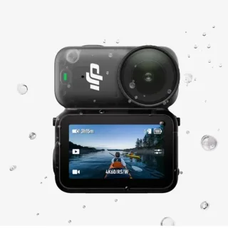 DJI Osmo Nano 4K Mini Action Camera with 1/1.3" Sensor, 143° Ultra-Wide, 10-bit D-Log M, Magnetic Mount, 3+ Hrs Runtime,