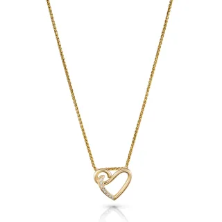 Orphelia 'Ida' Damenkette mit Anhänger aus 925er Sterlingsilber – Gold ZH-7521/G