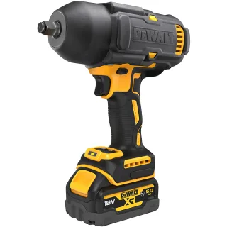 DEWALT Akku-Schlagschrauber 1/2 Zoll 18V 1396 Nm Basisversion + 2 Akku + Schnellladegerät - DCF900P2G-QW