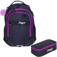 ELEPHANT Schulrucksack Hero Signature Schultasche (2 Teile Set), Rucksack + Mäppchen Box