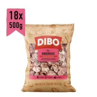 DIBO Frostfutter Rinderherz 18x500 g
