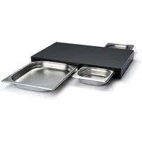 Continenta Schneidebrett Duracore schwarz, Zellulosefaser, (4-St), 50x32,6x5cm