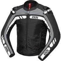 IXS Motorradjacke RS-500 1.0 Motorrad Leder- / Textiljacke Atmungsaktiv protektoren reißverschluss