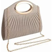 Oemmn Abendtasche Clutch Kleine Glitzer Clutch Tasche für Hochzeit Party Date