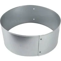 Windhager Rasenkante variabel, Baumring-Set für Sträucher, Beete und Bäume, LxH: 112x12 cm, Raseneinfassung formbar in Ø 72/64/55/36/27 cm, verzinkt