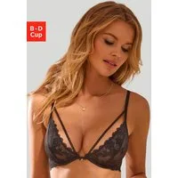 Vivance Bügel-BH Julia mit feinem Zierband am Dekolleté, aus Jacquardspitze, sexy Dessous