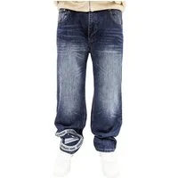 DADA Supreme Regular-fit-Jeans Baggy Denim Pants im Loose Fit mit Print Design Double Crown Coin
