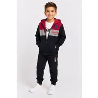 Hessis Jogginganzug Freizeitanzug Trainingsanzug JF209 (Set, 3-tlg., T-Shirt, Jacke und Jogginghose), für Kinder