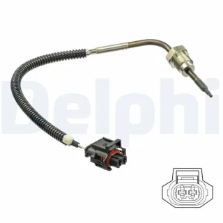 Delphi Abgastemperatursensor Chevrolet Captiva 2,0 TS30198