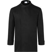 Karlowsky Fashion Kochjacke KARLOWSKY Überwurf-Kochhemd BASIC Unisex Druckknöpfe Schwarz