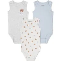 HUGGIES babywear Body HUGB 3PK SLEEVELESS BODYSUIT (Packung, 3-tlg) mit Mustern