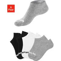 Bench. Sportsocken Damen Herren Sneaker Socken, Niedrige Socken (Packung, 6-Paar, No Show Gr. 35-38 bis 47-48) Sneakersocken verschwinden im Schuh