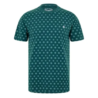 Original Penguin - T-Shirt für Herren, Rundhalsausschnitt (Junikäfer Blau)