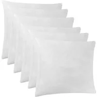 LILENO HOME Kissenfüllung Vlieskissen in verschiedenen Größen - Made in Germany, 6er Set Kissenfüllung 30x30 cm, waschbar - 40°C, allergikerfreundlich