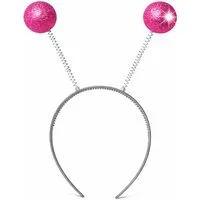 Kostümheld® Kostüm 1x Haarreif Schmetterling - Bommel - Fasching Karneval Kostüm, Wacklig