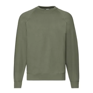 Fruit of the Loom - "Classic" Sweatshirt für Herren Raglanärmel (Klassisch Olivgrün)