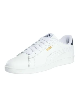 Puma Smash 3.0 L Leder-Sneaker, Weiß