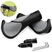 SURFOU Fahrradlenkergriff fahrradgriffe mtb griffe fahrradlenker fahrradgriffe ergonomisch (fahrrad zubehör, lenkergriffe, Ein Paar Fahrradlenkerabdeckungen)