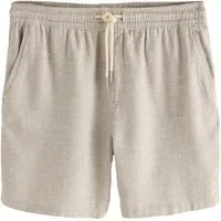 Next Shorts Shorts mit Elastikbund aus Leinengemisch (1-tlg)