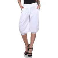 Mississhop Caprihose Damen Capri Hose Haremhose Jogginghose M.371