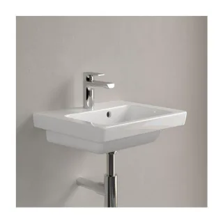 Villeroy und Boch Subway 2.0 Handwaschbecken 73154501 45 x 37 cm, mit Hahnloch, Überlauf, Weiß Alpin