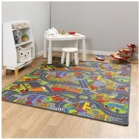 Steffensmeier Kinderteppich Anton, Rechteckig, Straßenteppich, Kinderzimmer