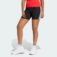 adidas Sportswear Shorts ESSENTIALS 3-STREIFEN HIGH WAISTED KURZE LEGGINGS (1-tlg)