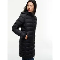 Tommy Jeans Steppmantel TJW ESSENTIAL HOODED DOWN COAT Kunstfaser