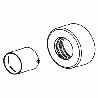 KWC Rosetten Set ZOE Bad, chromeline,537182 537182