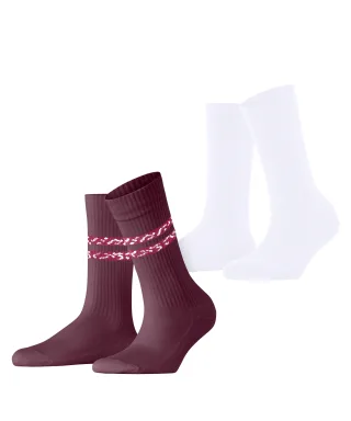 ESPRIT socks & tights - Esprit Memphis Rib 2-Pack Damen sortiment - Gr. - 36.5