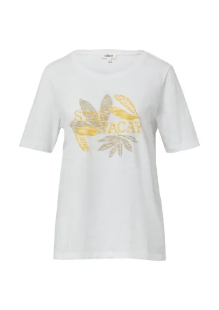 s.Oliver - T-Shirt weiß - Gr. - 46