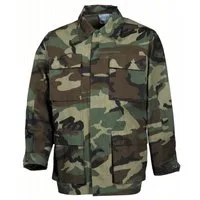 MFH Outdoorjacke US BDU Feldjacke, Rip Stop, woodland