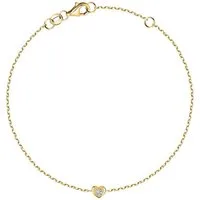 CHRIST Armband CHRIST Damen-Armband 375er Gelbgold 1 Diamant