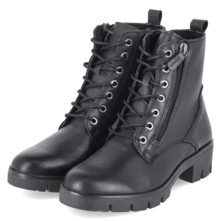 Beliana Schnürboots MOLLY 03  Schwarz - Gr. 37 -  Textil