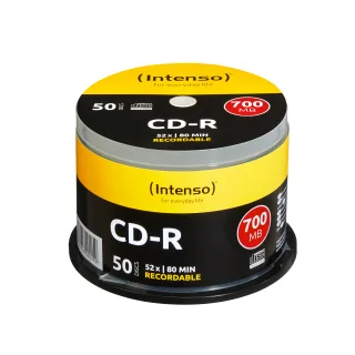 Intenso 50 x CD-R | 1001125 | 700 MB (80 Min) 40x - Spindel