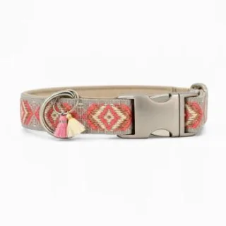 THE DOG IDEA Boho-Chic Halsband Coral XS