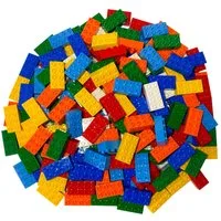 LEGO® LEGO® DUPLO® Steine 2x4 Bunt 3011 Menge 25x Spielbausteine, (Creativ-Set, 25 St), Made in Europe