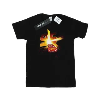 Disney - "Cars Lightning McQueen Burst" T-Shirt für Herren (Schwarz)